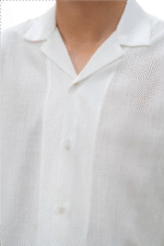 Lightweight White Linen Shirt - Image 6