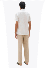 Lightweight White Linen Shirt - Image 4