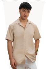 Lightweight Beige Linen Shirt