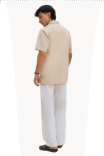Lightweight Beige Linen Shirt - Image 5