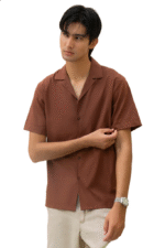 Lightweight Brown Linen Shirt