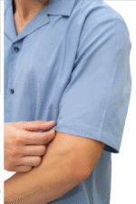 Lightweight Light blue Linen Shirt - Image 5