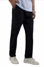 Premium Black Relaxed Fit Jogger Trouser Pants - Image 4