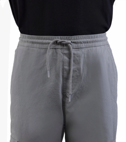 Grey Cargo Jogger Trouser Pant