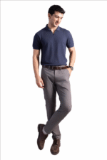 Elegant Grey Slim Fit Pant