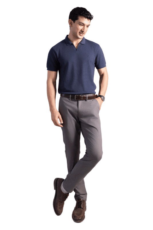 Elegant Grey Slim Fit Pant