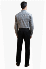 Cut Haven Premium Smart Fit Grey Check Shirt - Image 4