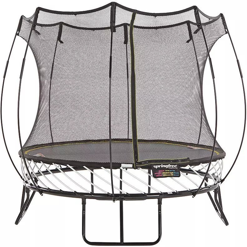 Springfree Trampoline 8′ Compact Round Trampoline with Safety Enclosure