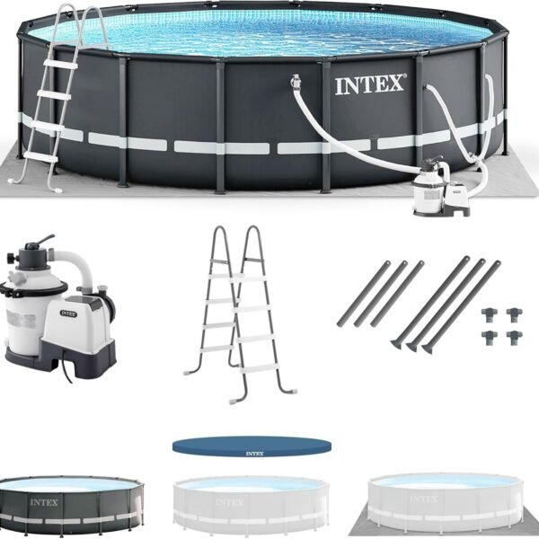 Intex Ultra XTR 14 ft. Round 42 in. Deep Soft Sided Above Ground Swimming Pool