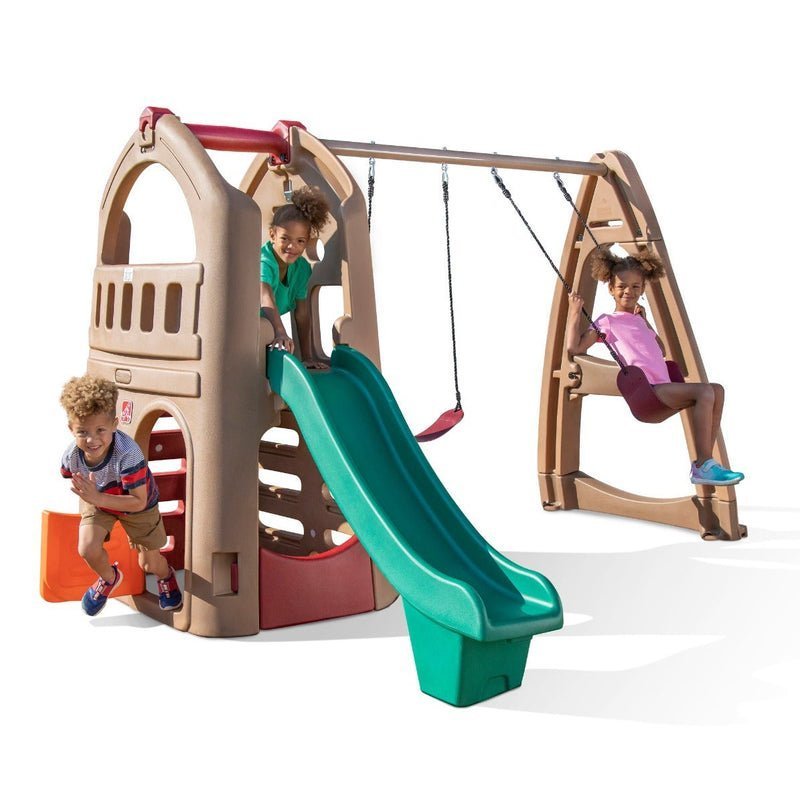 754300_16.jpg Step2 Naturally Playful Playhouse Climber & Swing Extension - Image 1