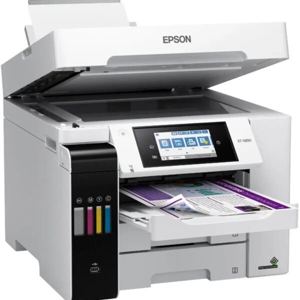 Epson EcoTank Pro ET-5850 Wireless Color All-in-One Supertank Printer C11CJ29201