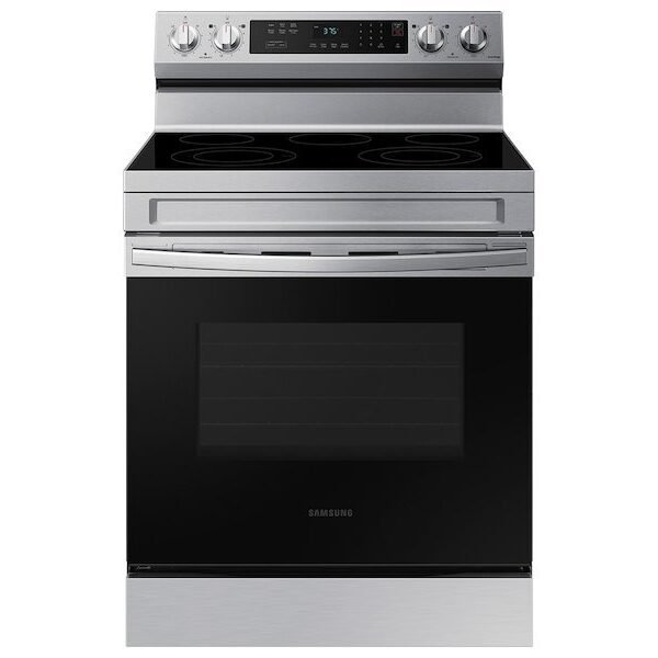Samsung 6.3 Cu. Ft. Smart Freestanding Electric Range NE63A6311SS