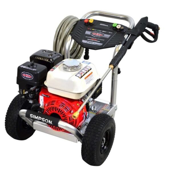 Simpson ALH3425 Aluminum 3600 PSI 2.5 GPM Honda GX200 Gas Pressure Washer 60689
